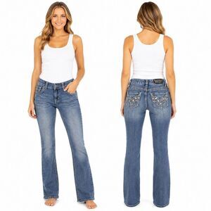 Rock & Roll Denim Women’s Jeans Bootcut Jeans Womens 28x34